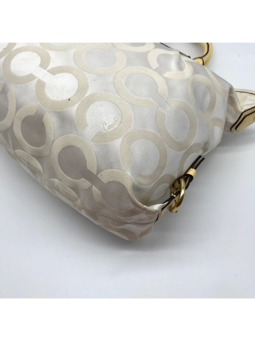 Coach Off -White Madison Sabrina Satchel Bag - Picture 7 of 13